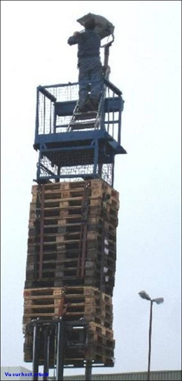 marrant travail sécurité humour Chute de hauteur Risque électrique Hauteur Electricité Chariot élévateur