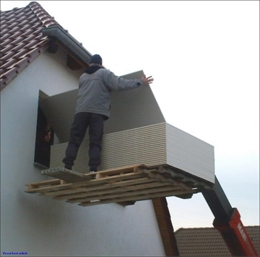riant travail sécurité humour Chute de hauteur Hauteur Chariot élévateur Bâtiment