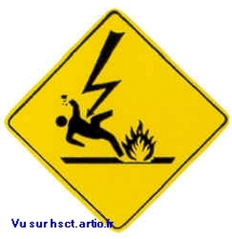 mdr travail sécurité humour Risque électrique Electricité Incendie Picto foudre