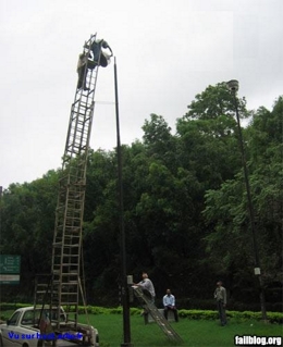 lol travail sécurité humour Risque électrique Chute de hauteur Electricité Hauteur