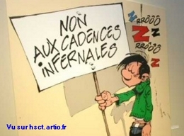 humour travail sécurité Gaston BD cadences ergonomie