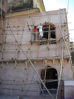 échaffaudage à risque