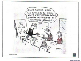 responsable sécurité au chômage dessin humour