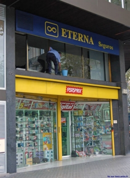 laveur vitre chute de hauteur travail danger