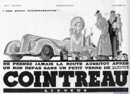 pub cointreau ancien alcool volant humour sécurité routière