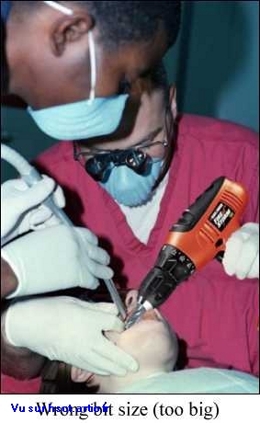 cocasse travail sécurité humour Outillage Outillage Dentiste