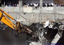 humour sécurité travail démolition spectateurs