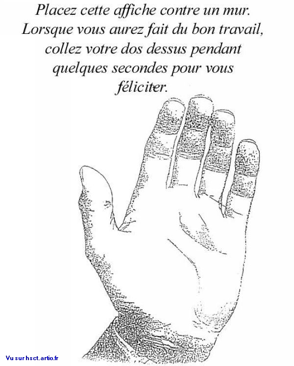 marrant travail sécurité humour Stress au travail Récompense